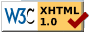 W3C - xhtml validation
